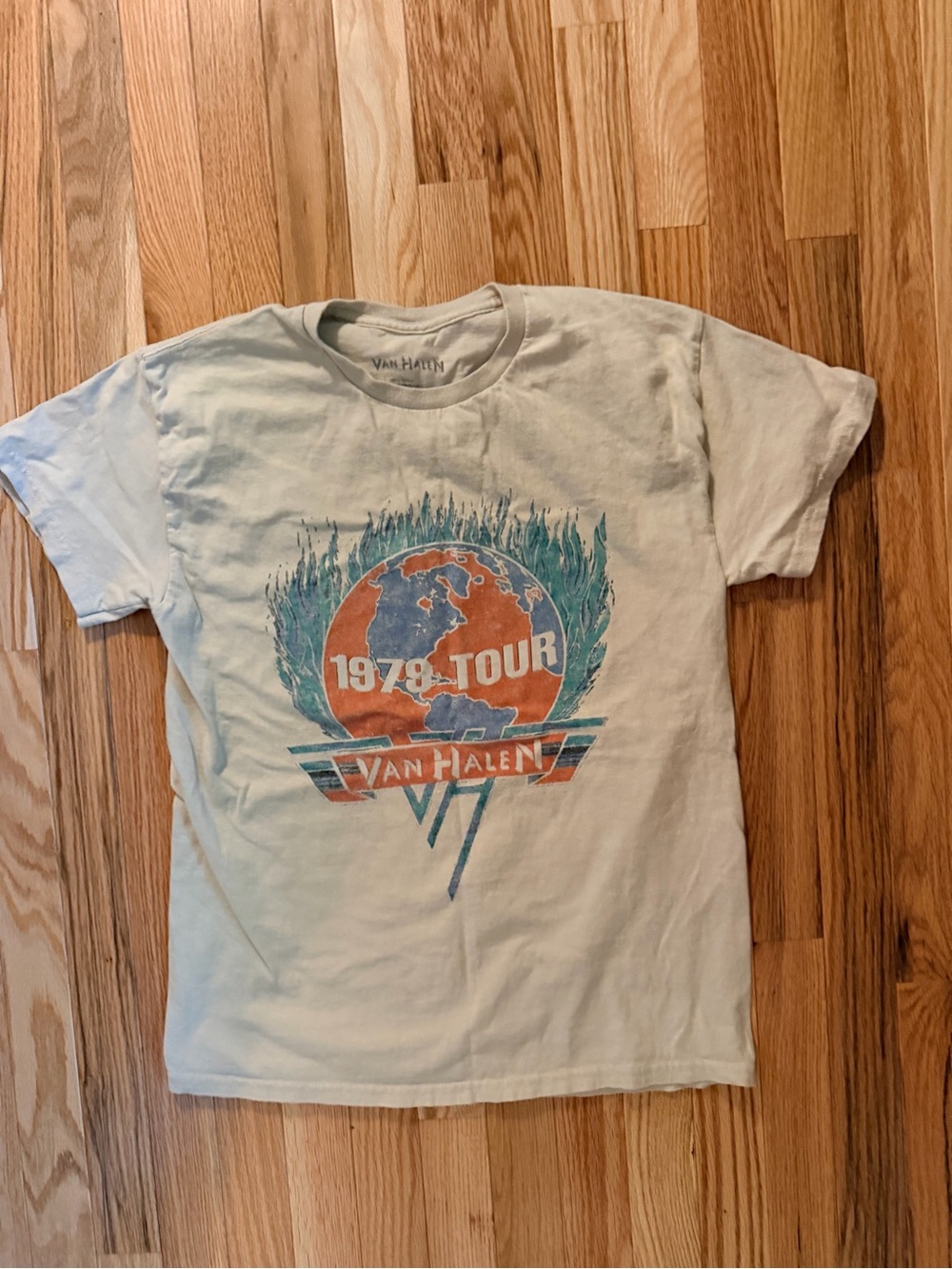 Van Halen 1979 Tour Graphic Tee - Light Cream